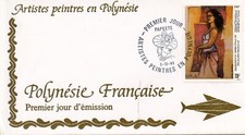 FDC / PREMIER JOUR / POLYNESIE FRANCAISE ARTISTES PEINTRES / A. MORERE N° 446