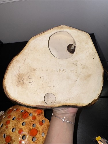 Scarlatella Form super seltene Pilzlampe Vintage Antik ? Pilzlampe - Bild 16 von 19