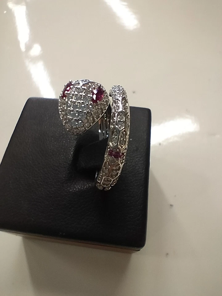 anello Serpente argento 925 donna - Immagine 2 di 4