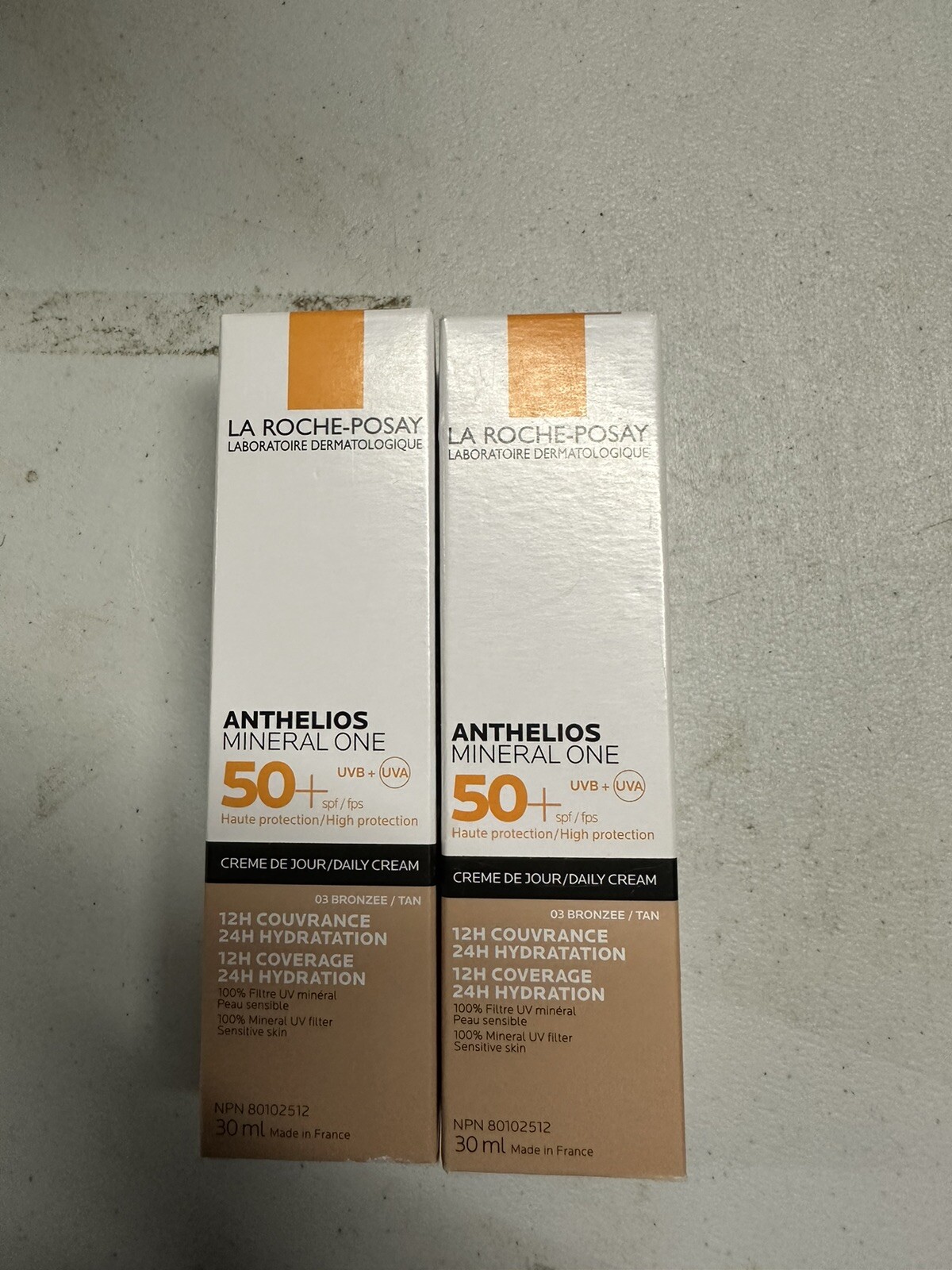 NEW! 2X! La Roche Posay Anthelios Mineral One SPF50+ #03￼ ￼Bronze 30ml