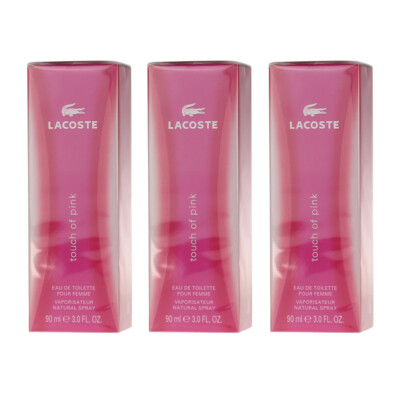 Lacoste Touch of Pink EDT - Eau de Toilette 90ml - 3x