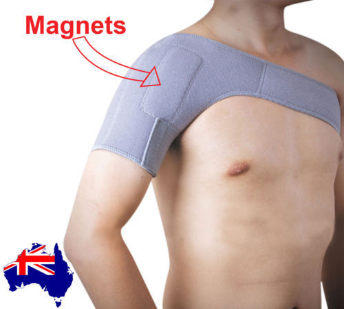 Shoulder Support Magnetic for Shoulder Pain Self Heating Warm Shoulder Brace - Picture 1 of 2