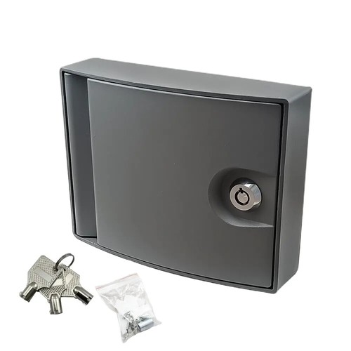 Blindino grande Indem Q-BOX da esterno serratura tubolare pulsante e leva - Imagen 1 de 3