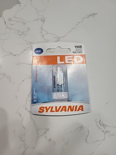 Sylvania Premium LED light 194 Blue One Bulb Interior Map Replace Lamp - Picture 2 of 3