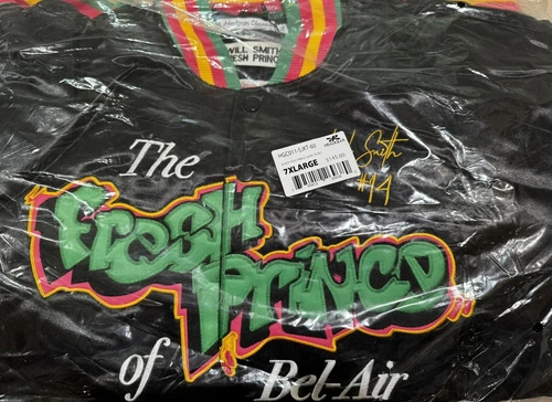 Men's Headgear Classics.  The Fresh Prince of Bel Air Jersey Satin Jacket  S.7XL image 10