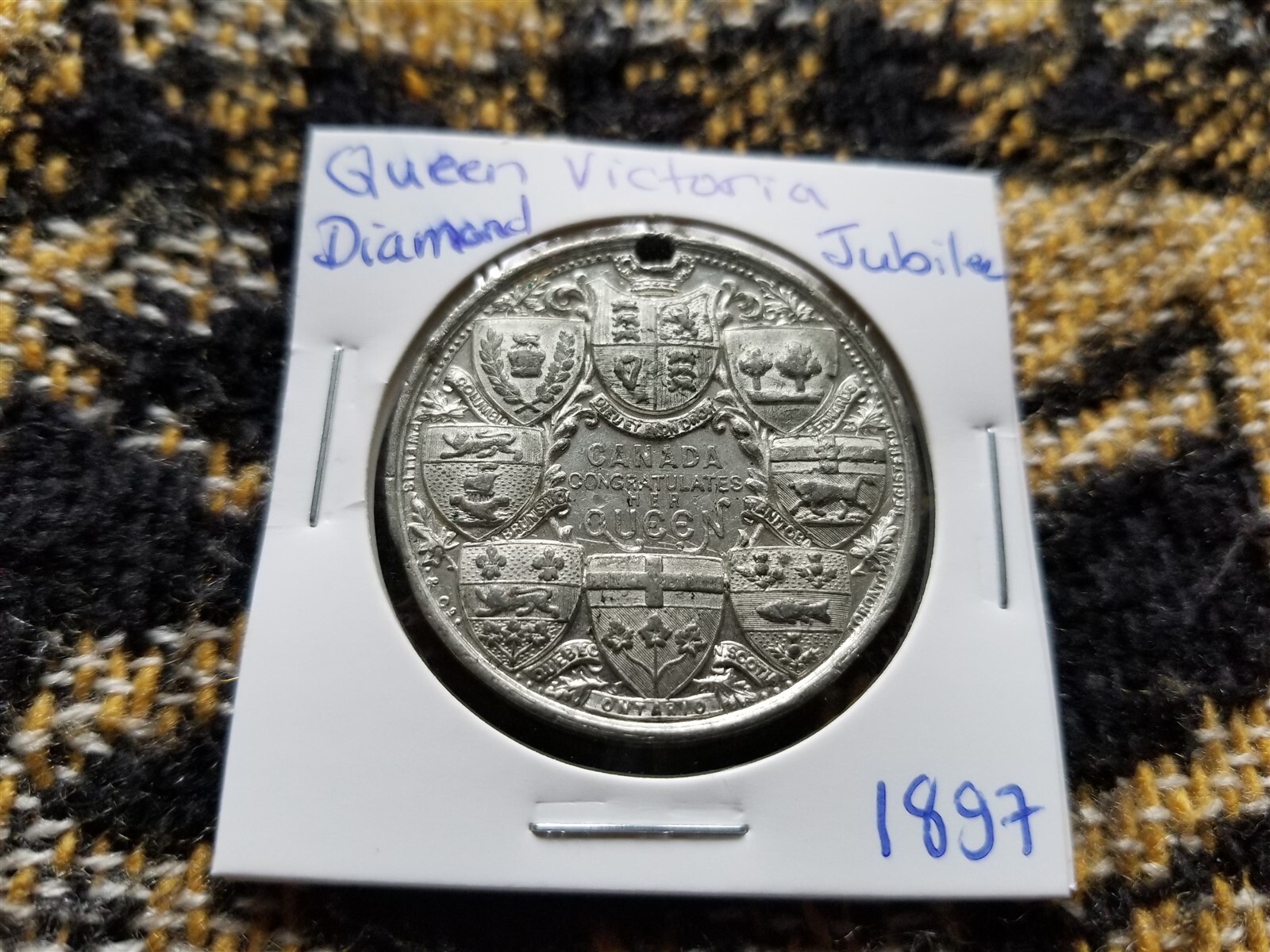 海外ブランド カナダ 1897 Diamond Jubilee 5＄未使用1種 使用済切手