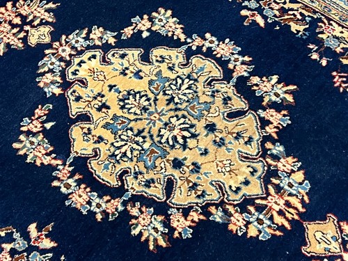 Prachtvoller Handgeknüpfter Orientteppich Ghom Ghoum 220x145 cm carpet rug - Bild 12 von 24