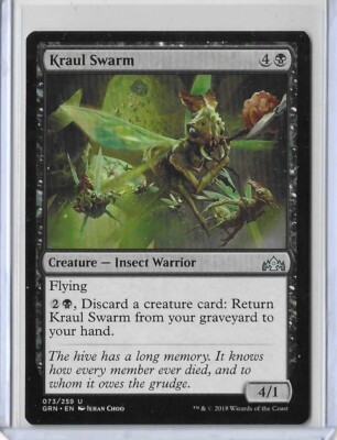 mtg guilds of ravnica cards Magic: The Gathering Guild Kits | 5 Ready-to-Play 60-Card Decks | Accessories This product contains 10 booster packs MTG Kraul Swarm Guilds of