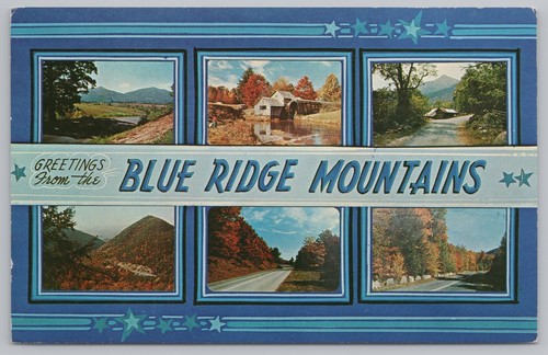 Blue Ridge Ga Postcard State View~Greetings From The Blue Ridge Mountains~Two Views~Vintage ...