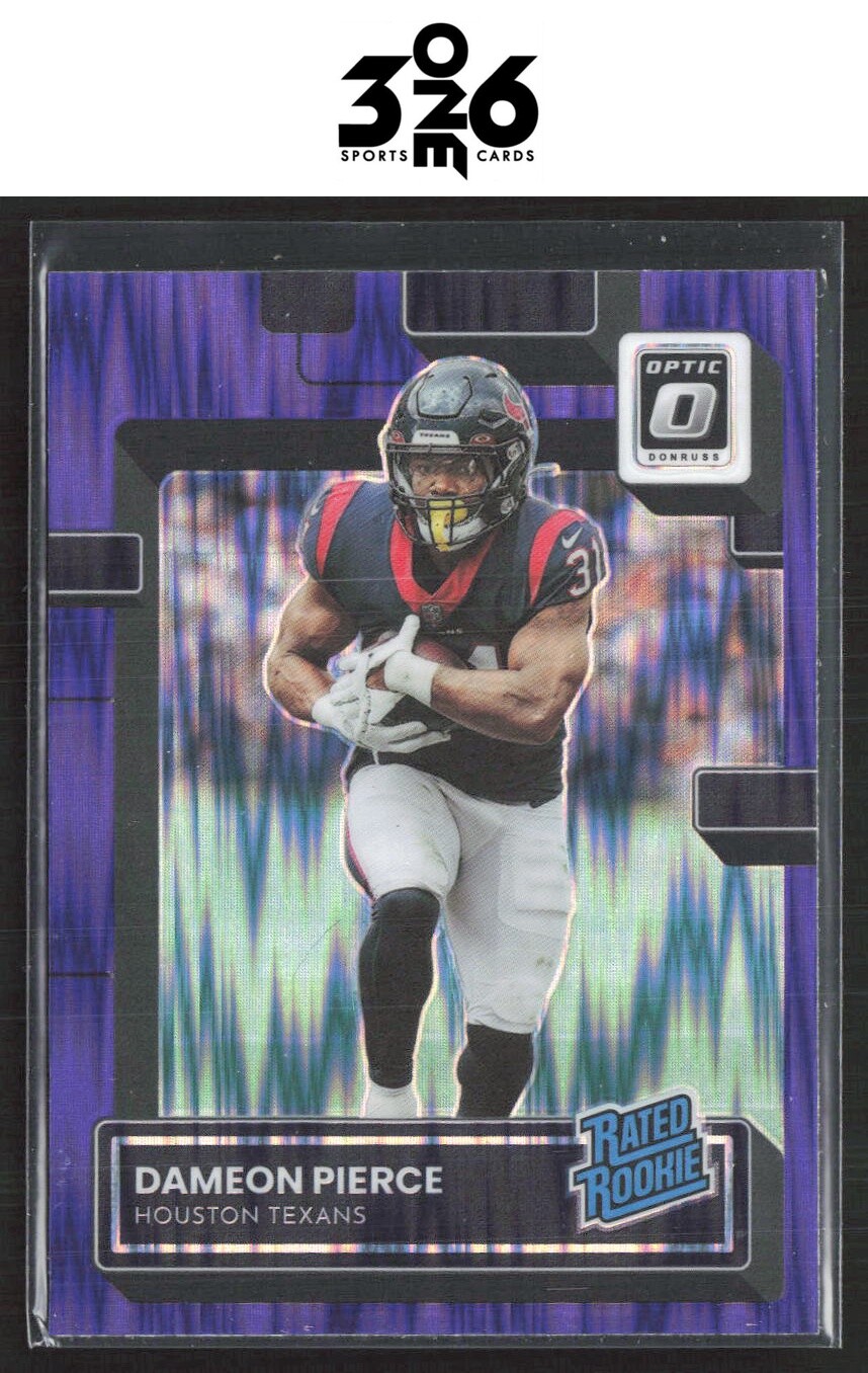 Dameon Pierce 2022 Donruss Optic Purple Shock #240 RC