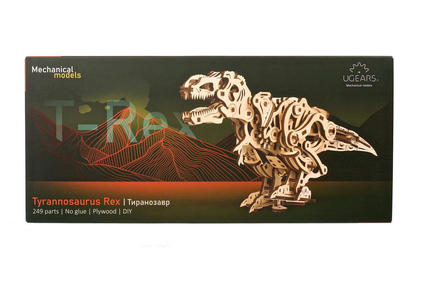 UGEARS TYRANNOSAURUS REX 249 pezzi modello in legno 70203
