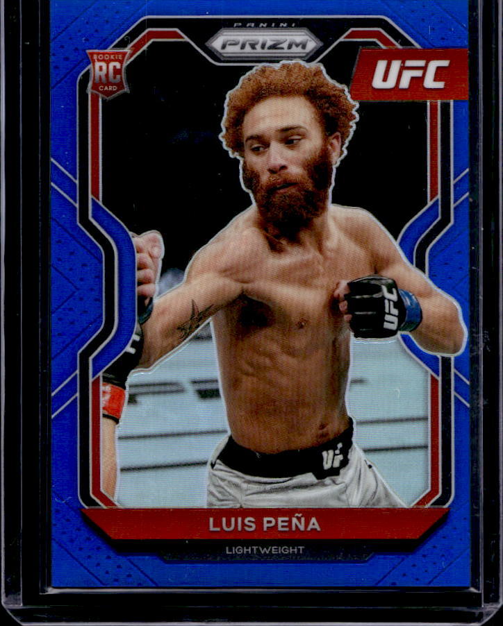 2021 Prizm UFC Luis Pena Blue Prizm RC #139/199 #27