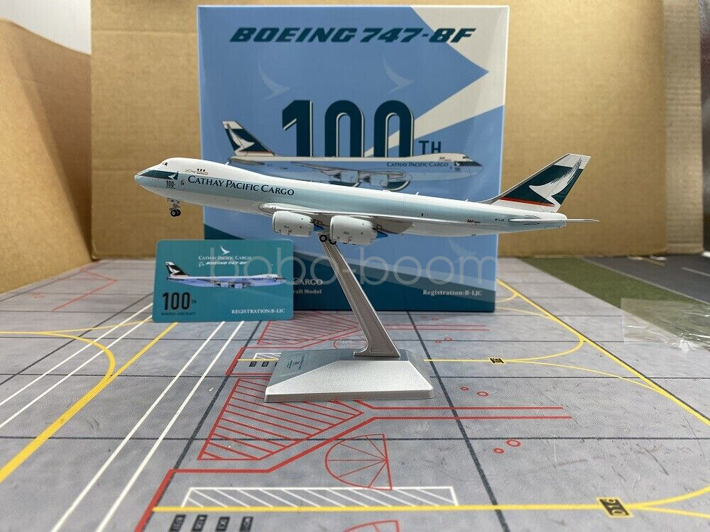 1:400 YY Wings Cathay Pacific Boeing 747-8F B-LJC Aircraft Model +