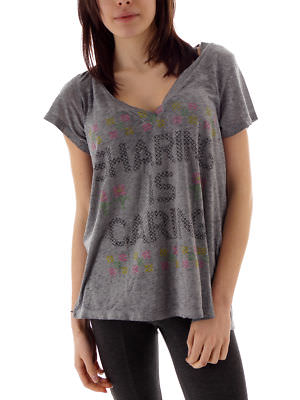 Local Celebrity T-Shirt Oberteil Tee Sharing Cross-Stitch Jovy kurzarm