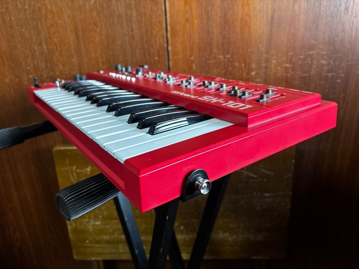 Roland SH-101 RARE RED COLOR monophonic bass synthesizer w
