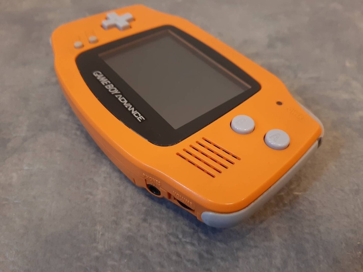 Nintendo Game Boy Advance GBA Orange Handheld Console In Box JP | eBay