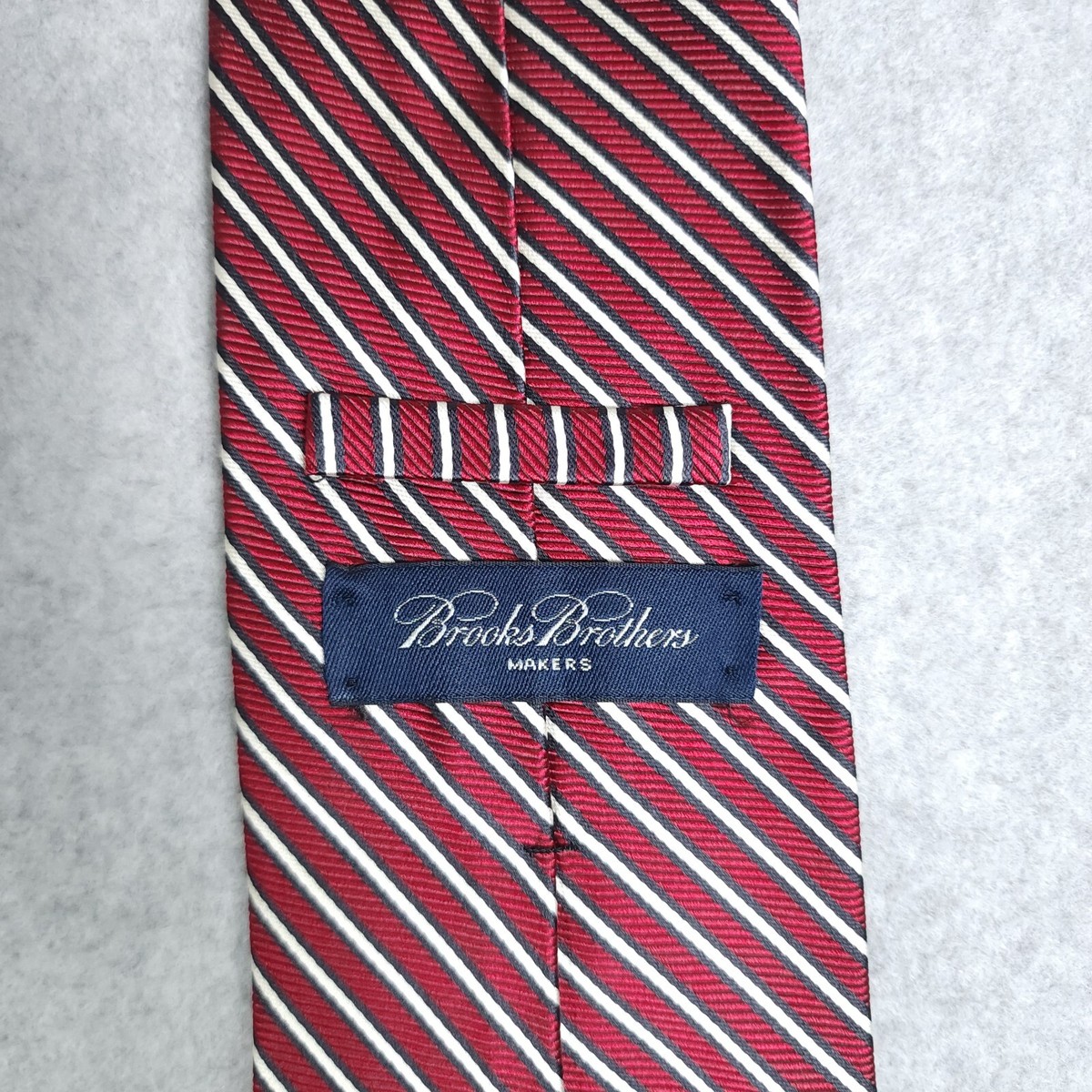 Vintage Brooks Brothers Tie Makers Silk Striped Made In USA