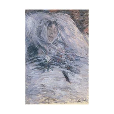 Claude Monet-Camille Monet on her Deathbed Hand-painted Oil Painting Wall Art