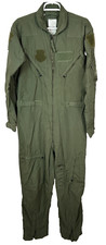 U.S. Military Flight Suit Flyer Mens Summer CWU 27/P Aramid Coveralls Sz 42 Reg