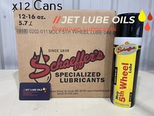 12 Schaeffer's Oil 202 Moly 5th Wheel Lube Spray  12 - 16oz Cans