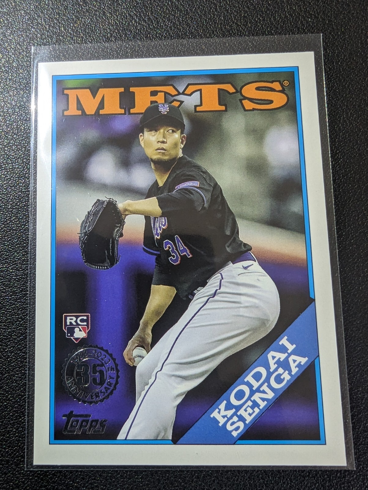 Kodai Senga 2023 Topps Update 1988 Topps Insert 88US-33 Rookie Card NY Mets