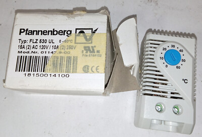 1 NEW PFANNENBERG FLZ 530 UL THERMOSTAT NIB ***MAKE OFFER***