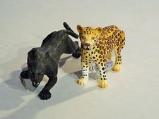 Bullyland 2er SET Panther 63602 + Leopardin 63586 - NEU TOP Wildtiere - BU12