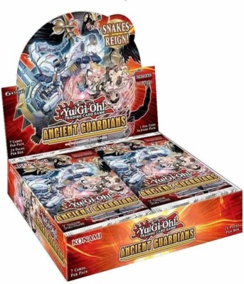 Yugioh Ancient Guardians 1st Edition Booster Box Factory Sealed