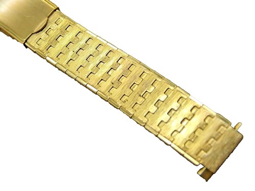 Men's Twist-O-Flex Expansion Band Wide Silver Tone Straight End 24-30mm Men's Twist-O-Flex Expansion Band Wide Silver Tone Straight End 24-30mm