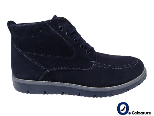 Scarpe Uomo Casual Polacchine Scarponcini Made in Italy VeraPelle n.43 - Foto 1 di 11