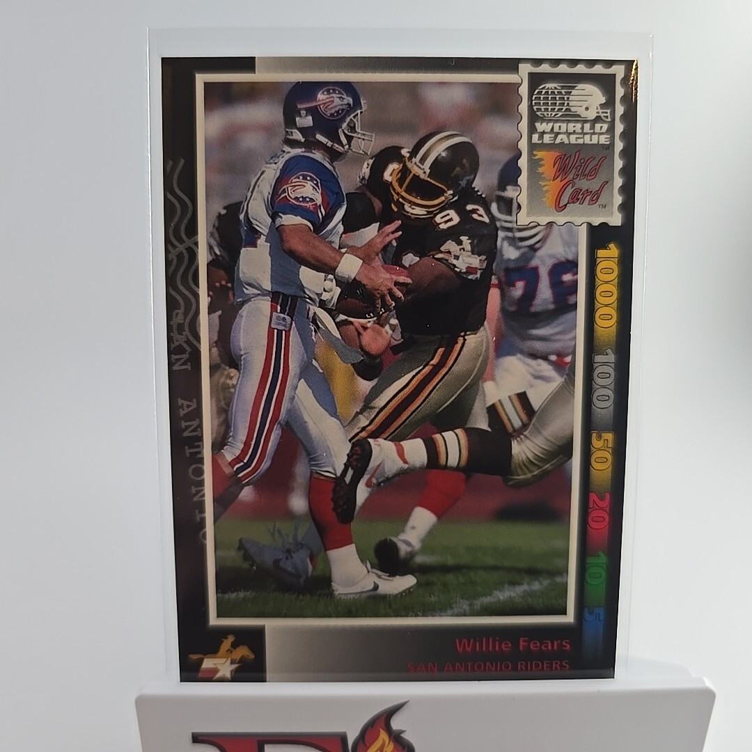 1992 Wild Card World League - #18 Willie Fears San Antonio Riders