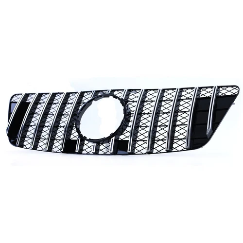 Sportgrill + Kühlergrill Schwarz Chrom, für Mercedes M-Klasse ML W164 08-11 - Bild 3 von 5