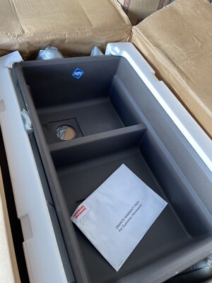 Franke PKG160MOC Peak Granite Undermount Double Bowl Kitchen Sink, Mocha