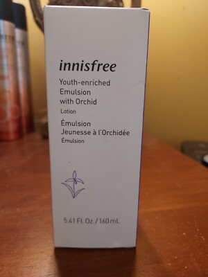 Innisfree Youth Enriched Emulsion with Orchid Lotion 5.41 fl oz New in Box