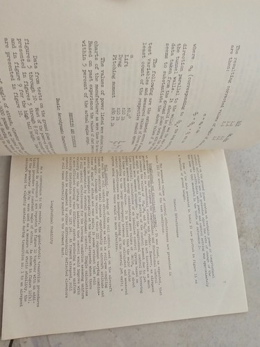 Genuine NASA Apollo Program Era Technical Report - Take Off & Landing Aircraft - Picture 5 of 6