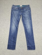 Paige Jimmy Jimmy Skinny Jeans Womens 27 Blue Med Wash Mid Rise Stretch Denim