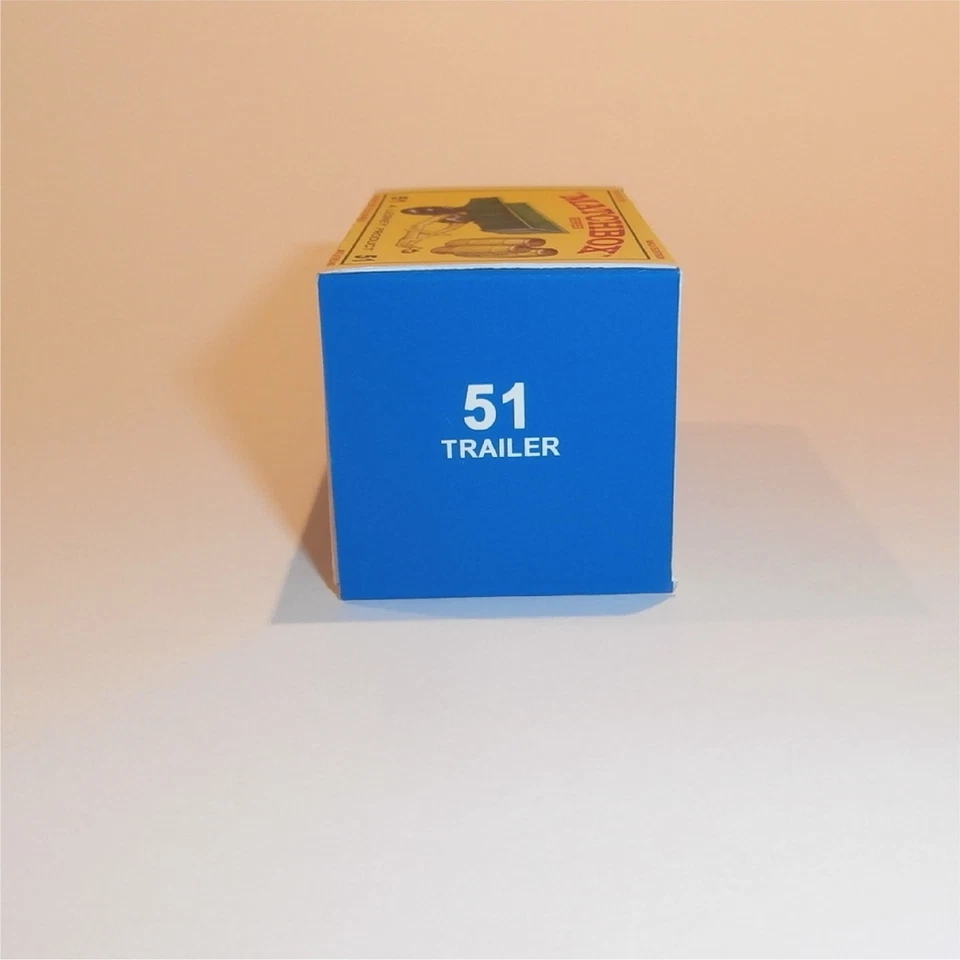 Matchbox Lesney 51b John Deere Tipping Trailer E Style Repro Box - Image 3 of 4