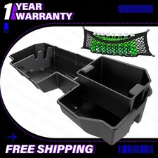 Under Seat Storage Box For 1500 2019-2025 Chevy Silverado Sierra Crew/Double Cab