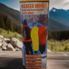 Winter Electric Heated Shoe Insoles Sock Pads Foot Warmer Feet USB Rechargeable.