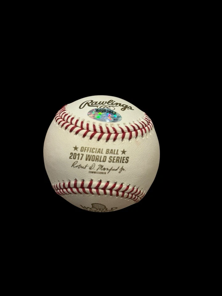 Yuli Gurriel Signed Yulieski 2017 World Series Baseball Schwartz Sports COA - Image 2 of 4