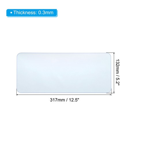 Silicone Keyboard Protector Skin for 13.3"-14" Laptop 12.5"x5.2" Blue 2Pcs - Photo 2/5