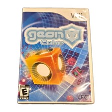 Geon Cube TESTED Nintendo Wii CIB Complete Action Puzzle Arcade UFO Interactive