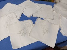 9 splendidi tovaglioli in sfilato siciliano