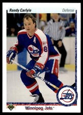 1990-91 Upper Deck Randy Carlyle Winnipeg Jets #331