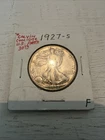1927-S WALKING LIBERTY HALF DOLLAR - FINE