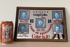 VINTAGE Washington Capitals NHL 1983-1984 A Year of Excellence Mirror Frame