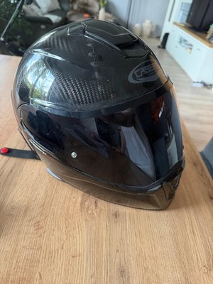 Caberg Drift Evo Carbon und Alpinestars Handschuhe