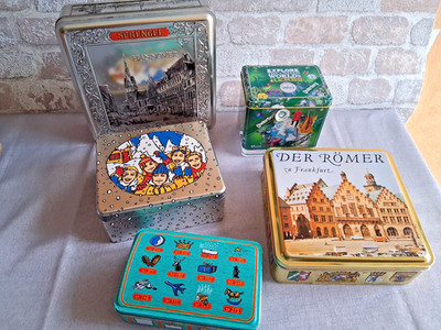 Blechdose Konvolut - Sprengel, Randstad, Underberg, BARONIE NL, E.O. Schmidt