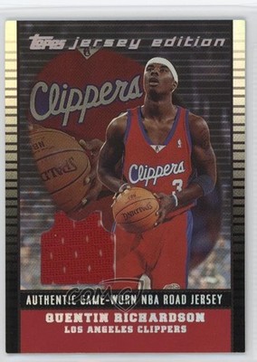 2002-03 Topps Jersey Edition Black /99 Quentin Richardson #jeQR 1oa6
