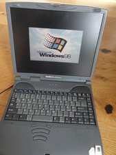 Toshiba Satellite 4300 Laptop Retro Games Windows 98 OK! Startklar! PIII 600Mhz